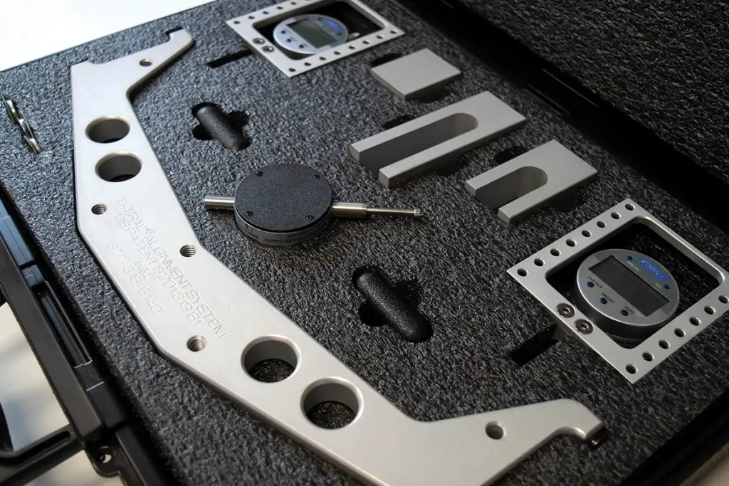 T-Trac components in case