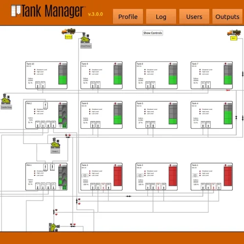 tank manager tank and silo remote control system