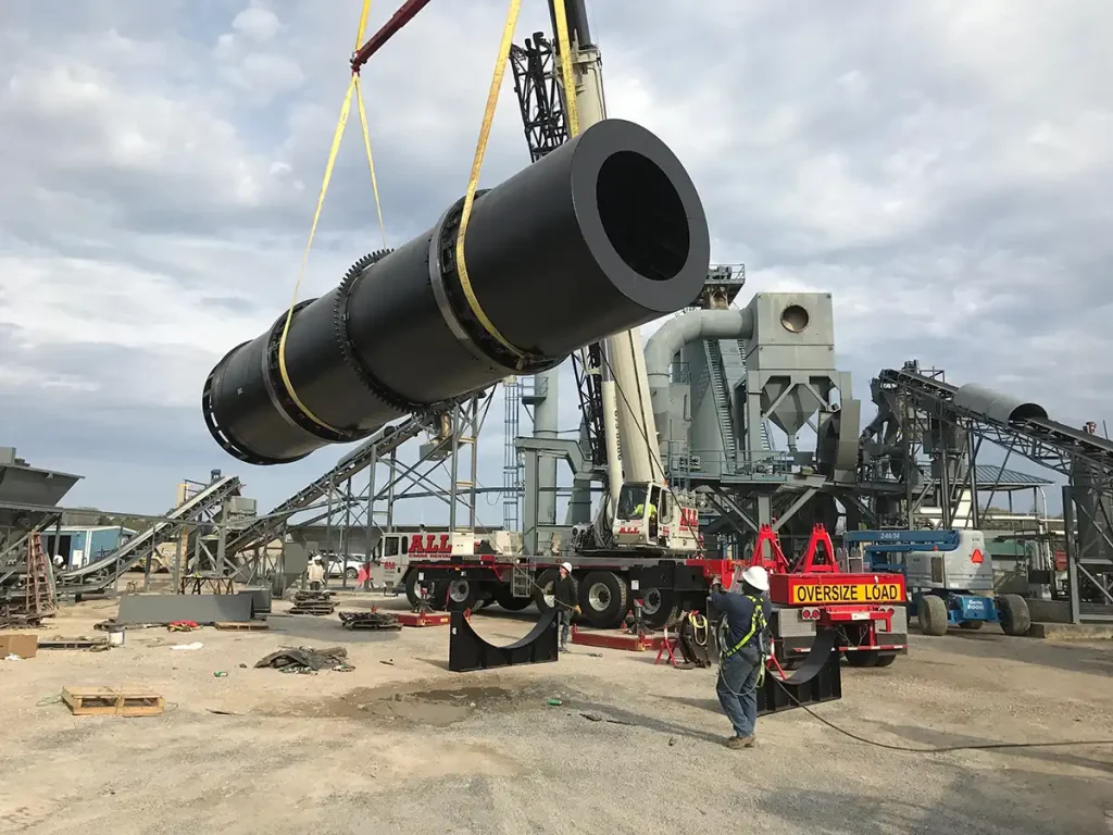 new dryer drum installation