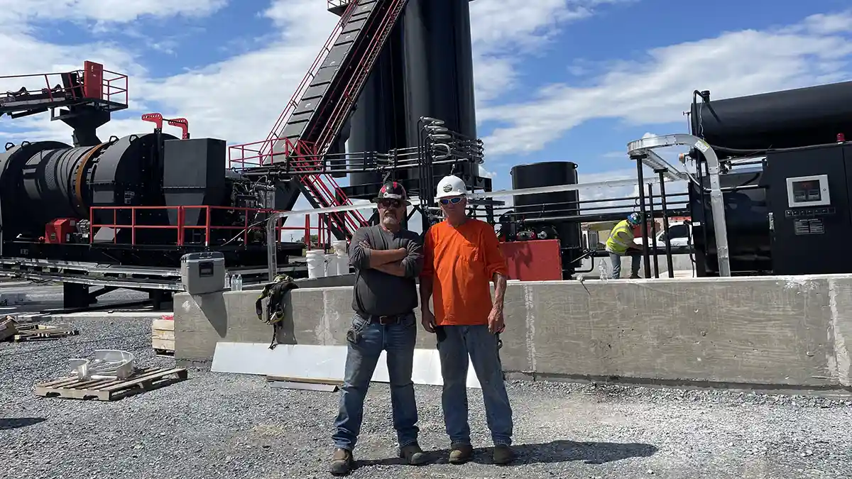 Stansteel team leaders on site at a customer's plant